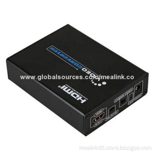 HDMI to S-Video + AV Converter, 3.5mm Stereo OutputNew